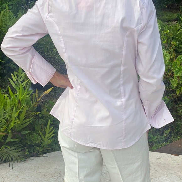 Rosa York Professional Attire Pink Button Down Top - Picture 5 of 8